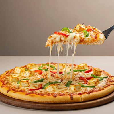 Paneer Capsicum Pizza